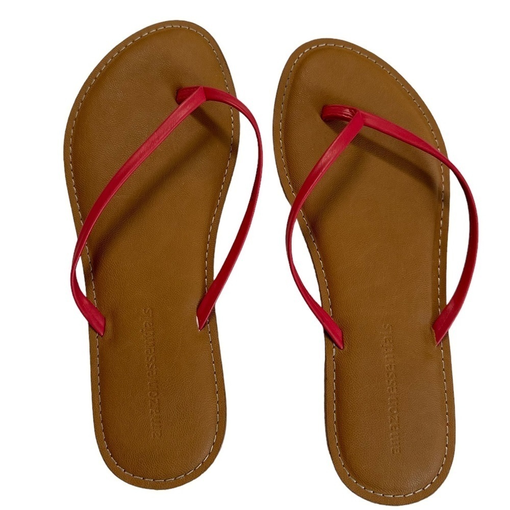 Amazon Essentials Women’s Toe Slip On Sandal Size 9.5 W